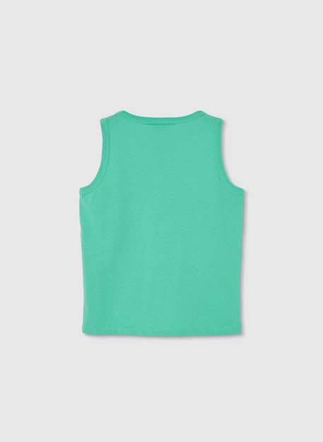 Débardeur garçon Vert 2 - vertbaudet enfant 