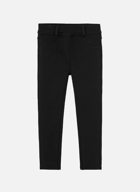 Fille-Pantalon-Pantalon en molleton stretch