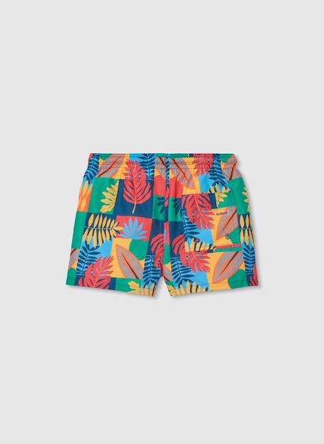 Maillot de bain garçon en tissu recyclé imprimé Orange 2 - vertbaudet enfant 
