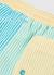 Maillot de bain en tissu recyclé à rayures Blanc 4 - vertbaudet enfant 