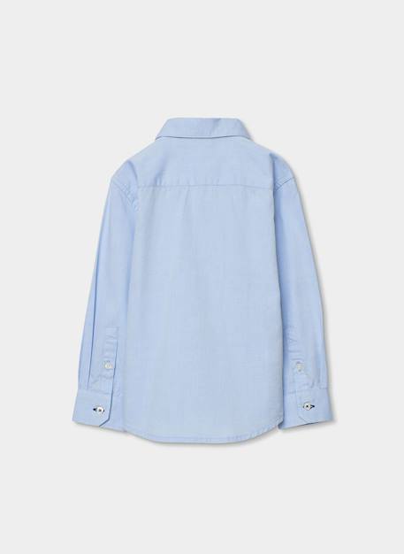 Chemise oxford enfant coton Bleu 3 - vertbaudet enfant 