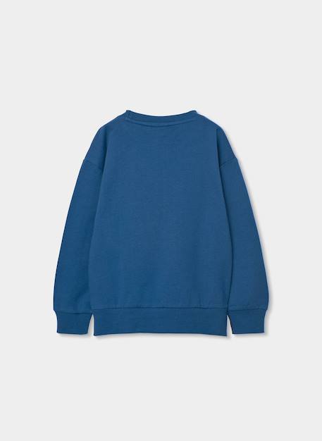 Sweat-shirt fille coton Bleu 3 - vertbaudet enfant 