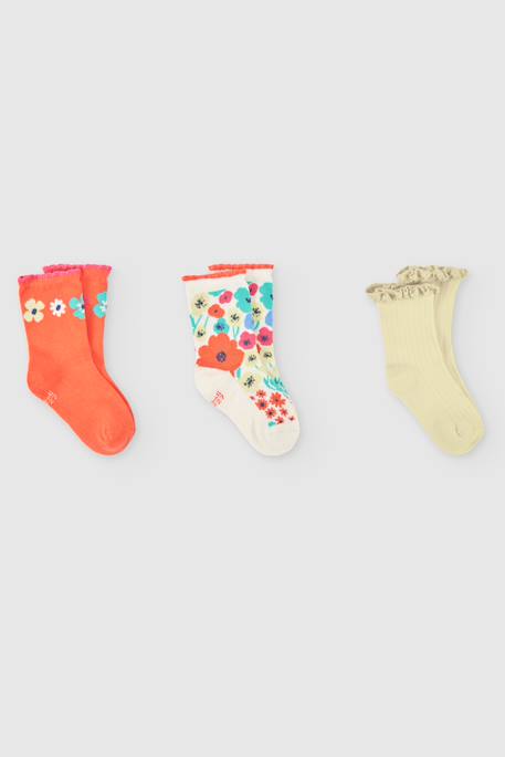 Lot de chaussettes en coton Vert 1 - vertbaudet enfant 