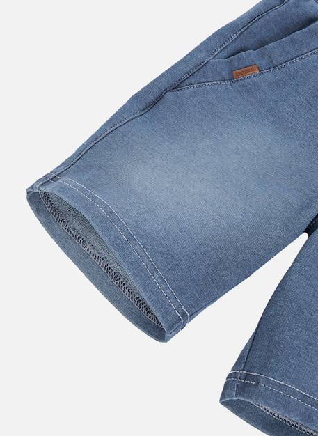 Short garçon tricot avec cordon de serrage Bleu 4 - vertbaudet enfant 