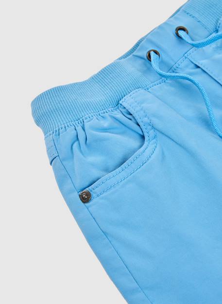 Bermuda garçon en coton Bleu 4 - vertbaudet enfant 