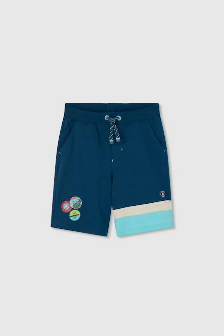 Bermuda garçon en tricot Vert 3 - vertbaudet enfant 