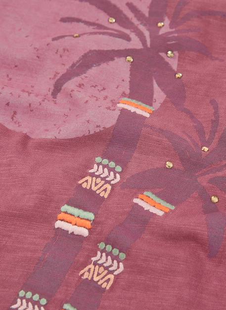T-shirt fille coton Lilac 4 - vertbaudet enfant 