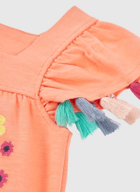 Robe à fleurs Orange 4 - vertbaudet enfant 