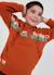 Sweat-shirt enfant en coton à capuche Marron 1 - vertbaudet enfant 