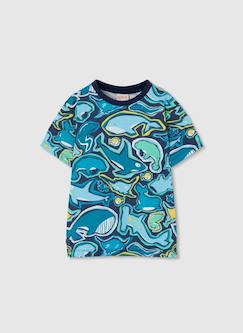 -T-shirt garçon imprimé en jersey