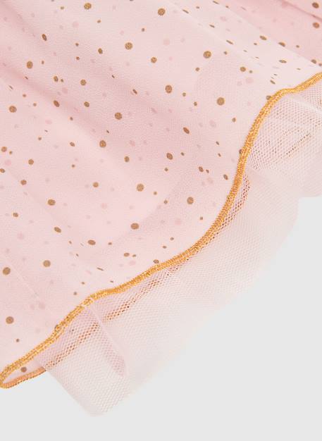 Jupe en mousseline imprimée Rose 4 - vertbaudet enfant 