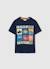 T-shirt enfant en coton Bleu 1 - vertbaudet enfant 