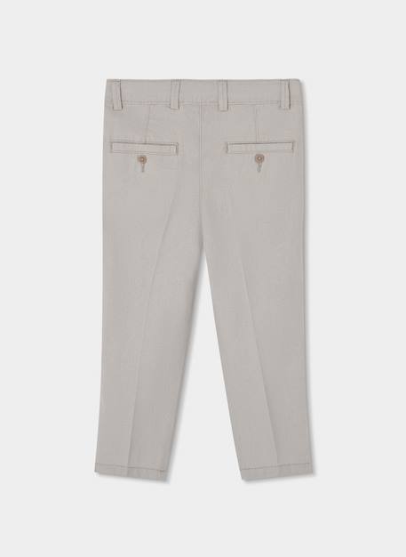 Pantalon enfant lin Marron 4 - vertbaudet enfant 