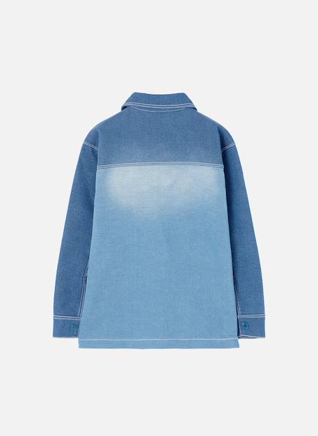 Surchemise enfant en denim Bleu 3 - vertbaudet enfant 