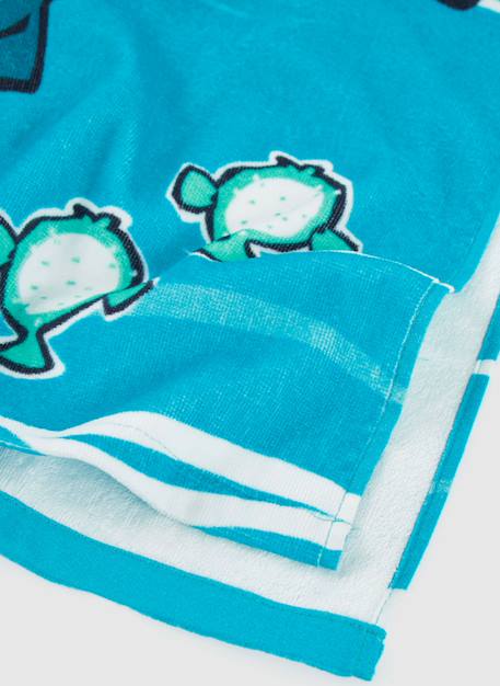 Serviette en coton à capuche requin Bleu 4 - vertbaudet enfant 