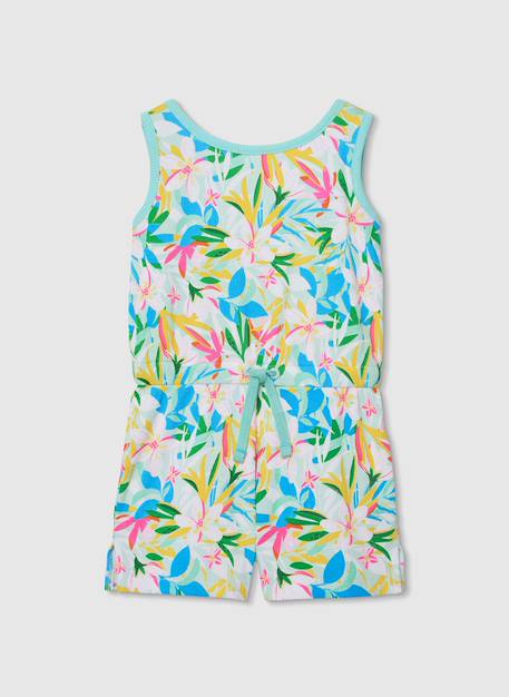 Fille-Salopette, combinaison-Combinaison fille imprimé floral