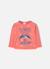 T-shirt fille en maille imprimé étoiles Rouge 2 - vertbaudet enfant 