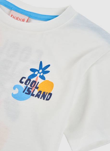 T-shirt enfant coton Blanc 4 - vertbaudet enfant 
