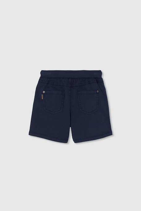 Bermuda garçon en garbadine Bleu 3 - vertbaudet enfant 