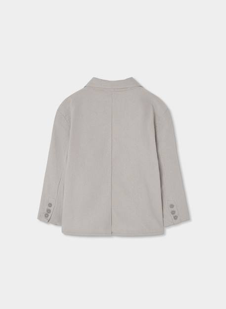 Blazer enfant en lin Marron 3 - vertbaudet enfant 