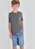 Bermuda garçon en denim extensible Bleu 1 - vertbaudet enfant 
