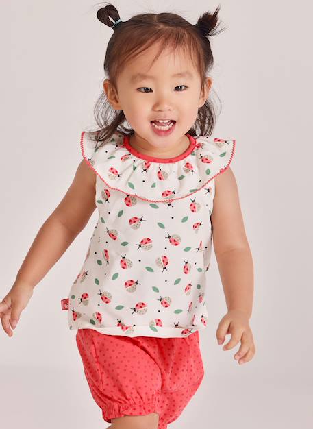 Bébé-Ensemble bébé en coton imprimé