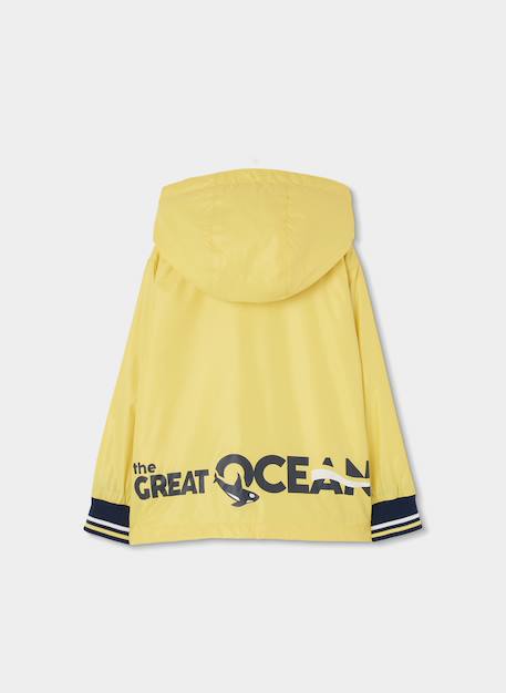 Parka enfant tissu technique Jaune 3 - vertbaudet enfant 