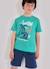 Ensemble enfant t-shirt et short en coton Bleu 1 - vertbaudet enfant 