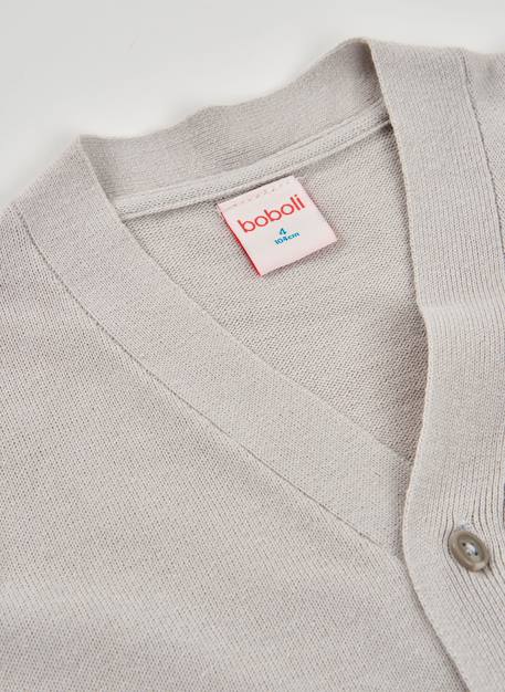Cardigan à boutons Marron 4 - vertbaudet enfant 