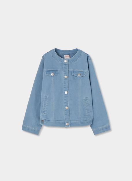 Veste en denim pour fille Bleu 3 - vertbaudet enfant 
