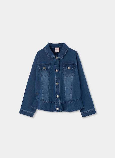 Veste cotonen jean Bleu 2 - vertbaudet enfant 