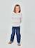 Pantalon fille en denim Bleu 1 - vertbaudet enfant 