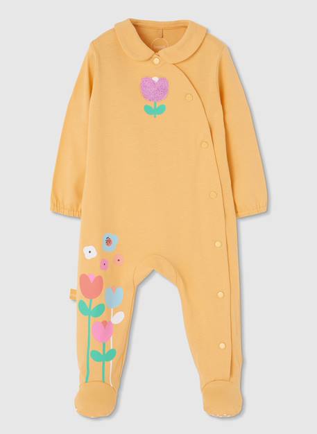 Pyjama bébé en coton Jaune 2 - vertbaudet enfant 