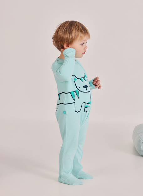 Dors bien bébé en tricot Vert 2 - vertbaudet enfant 