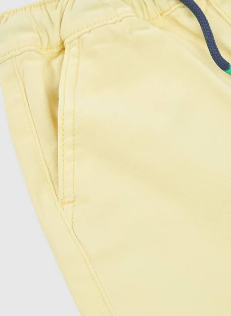 Bermuda en maille Jaune 4 - vertbaudet enfant 