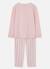 Pyjama en maille fille à rayures avec broderie Pink 4 - vertbaudet enfant 