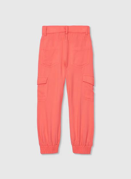 Pantalon cargo fille Rose 3 - vertbaudet enfant 