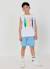 Bermuda garçon en coton Bleu 1 - vertbaudet enfant 