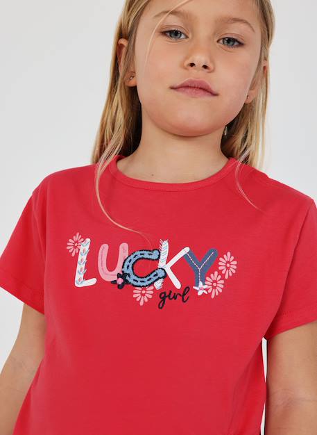Fille-T-shirt, sous-pull-T-shirt fille coton
