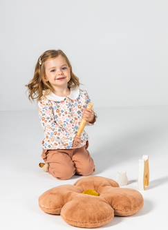 -Ensemble maille bébé fille imprimé fleurs