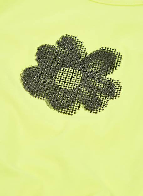 T-shirt fille en jersey élastique Vert 4 - vertbaudet enfant 