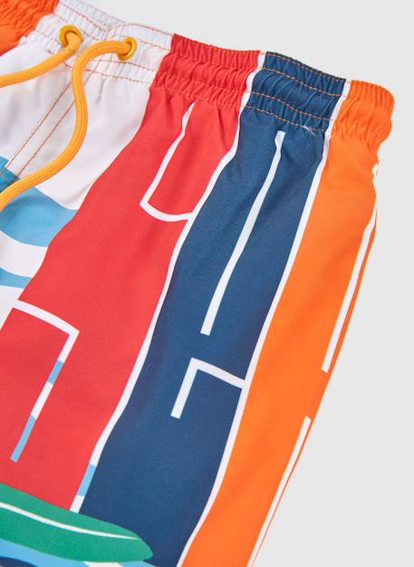 Maillot de bain enfant en tissu recyclé avec imprimé Orange 3 - vertbaudet enfant 