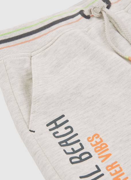 Short garçon en maille  avec palmiers Gris 3 - vertbaudet enfant 