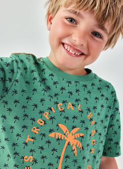 Garçon-T-shirt, polo, sous-pull-T-shirt enfant coton imprimé