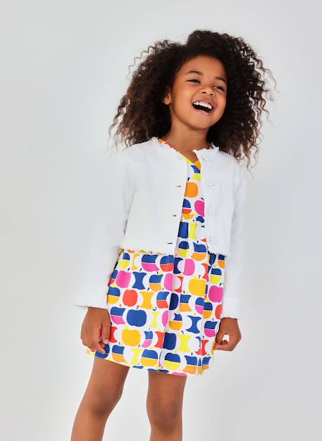 Veste coton Blanc 1 - vertbaudet enfant 
