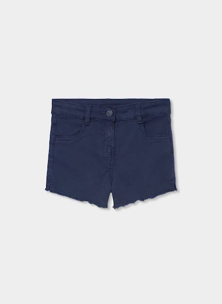 Short en coton Bleu 2 - vertbaudet enfant 