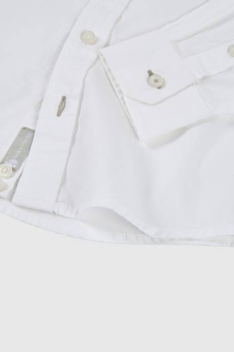 Chemise oxford garçon Blanc 4 - vertbaudet enfant 