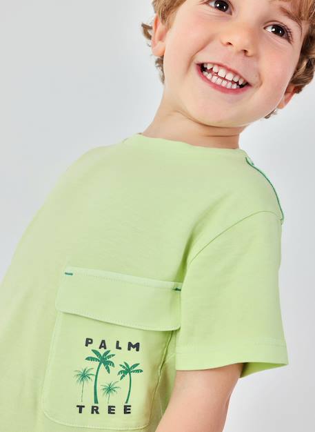 T-shirt enfant coton Vert 1 - vertbaudet enfant 
