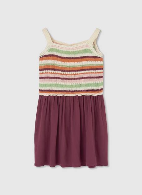 Robe en maille Lilas 1 - vertbaudet enfant 
