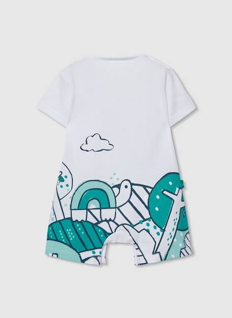 Pyjama bébé en coton Blanc 2 - vertbaudet enfant 